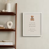 "Baby's Bear: Custom Print" - Custom Print in Frost by Becky Nimoy - In a Room
