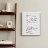 "Your Text: Custom Print " - Custom Print in Black by Minted - In a Room