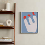 "Summer in Bloom" - Art Print in Meadow Blue by Kisco Print Shop - In a Room