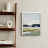 "Sapphire Ridge 2" - Art Print in Deep Blue by Lara Eckerman - In a Room