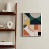 "Mid Century Jungle II" - Art Print in Jade by Maria Alou - In a Room