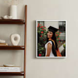 "The Big Picture: Graduation Framed Photo" - Framed Photo in White by Minted - In a Room