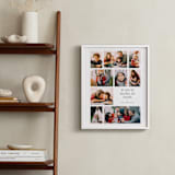 "Nine Photo: Portrait Framed Photo" - Framed Photo in White by Leia Matt - In a Room
