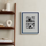 "Stacked Two Photo: Framed Photo" - Framed Photo in Winter Berry by Blustery August - In a Room