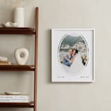 "Artifact: Oval Framed Photo" - Framed Photo in Charcoal by Snow and Ivy - In a Room