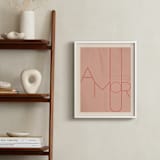 "Amour" - Art Print in blush by Morgan Kendall - In a Room