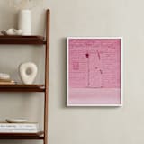 "The Pink Door" - Art Print in Pink by Jenna Gibson - In a Room