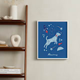 "Space Pup" - Personalized Art Print in Celestial by Kristin Mastoras - In a Room