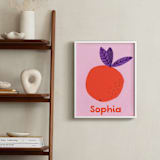 "My Fruity Family III" - Personalized Art Print in Citrus by Marta Crea - In a Room