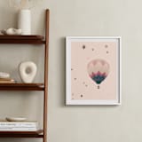 "To The Stars" - Art Print in Pale Pink by Caroline Mint - In a Room