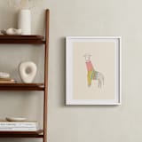 "Fiesta Turtleneck" - Art Print in Tutti Fruiti by Meg Gleason - In a Room