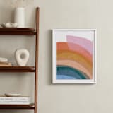 "paper rainbow" - Art Print in Rainbow by Carrie Moradi - In a Room