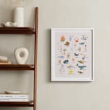 "Sea Alphabet" - Art Print in Blush by Kate Blalock - In a Room
