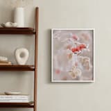 "Frozen Berries" - Art Print in Winter Red by Sharon Rowan - In a Room