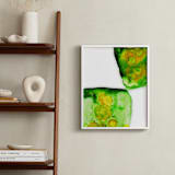 "Malachite II" - Art Print in Kelly Green by Alex Isaacs Designs - In a Room