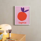 "My Fruity Family III" - Personalized Art Print in Citrus by Marta Crea - In a Room