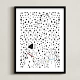 "Dalmatian Invasion" - Art Print in Spotted by Robin Ott - Framed