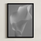 "Memory" - Art Print in Pearly Grey by MG Vander Elst - Framed