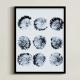 "they hold the snow" - Art Print in Ice by bari wieselman schulman - Framed