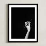 "Create I" - Art Print in Black Ink by Kaitie Bryant - Framed