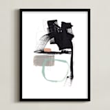 "Untitled 4" - Art Print in Black and White by Jaime Derringer - Framed
