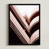 "Deco" - Art Print in Blush by Kaitie Bryant - Framed