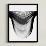 "Aligned" - Art Print in Onyx by Shannon Kohn - Framed