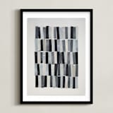 "tonality I" - Art Print in Slate by Sara Hicks Malone - Framed