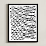 "Crocodile 1" - Art Print in Black by Jaime Derringer - Framed