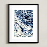 "Zuma" - Art Print in Sky Blue by Katie Craig - Framed