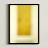 "Ode to Rothko I" - Art Print in Ochre by koshi - Framed