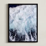 "Only Motion" - Art Print in Deep Sea by Carole Crohan - CaroleeXpressions - Framed