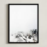 "Shroud" - Art Print in Fog by Heather Deffense - Framed