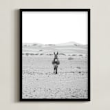 "I'm watching you" - Art Print in Black and White by Claudia Orengo - Framed