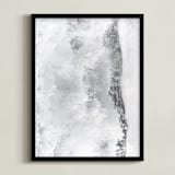 "Rush II" - Art Print in monochrome by Kamala Nahas - Framed