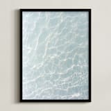"Wave Patterns" - Art Print in Tide by Tommy Kwak - Framed