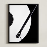"Silent Disco" - Art Print in High Contrast White and Black Color image by Anika - Framed