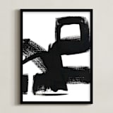 "Untitled 1" - Art Print in Black and White by Jaime Derringer - Framed