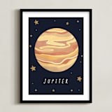 "Solar System III (Jupiter)" - Art Print in Night by Elly - Framed