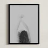 "Reaching" - Art Print in Mist by Ilze Lucero - Framed