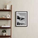 "Curves and Squares 1" - Art Print in Black & White by lulu and isabelle - In a Room