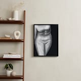 "Undefined" - Art Print in charcoal by Lindsay Megahed - In a Room