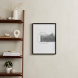 "Abstract drawings I" - Art Print in White by Kirsta Benedetti - In a Room