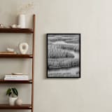 "Marshlands 1" - Art Print in Black & White by Elizabeth Pyle - In a Room