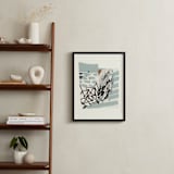 "Waterfall Assemblage" - Art Print in Waterfall Blue by Bethania Lima - In a Room
