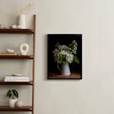 "Pitcher of Peonies" - Art Print in Green and White by Elizabeth Pyle - In a Room
