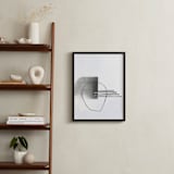 "Abstract drawing II" - Art Print in White by Kirsta Benedetti - In a Room
