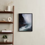 "Emerald Mist" - Art Print in Emerald Blue by KIMBERLY SMITH - In a Room