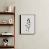"Snake Plant" - Art Print in Soft Sand by Elliot Stokes - In a Room