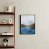 "Alpine Daydreams" - Art Print in Glacial Blue by Karen Kaul - In a Room